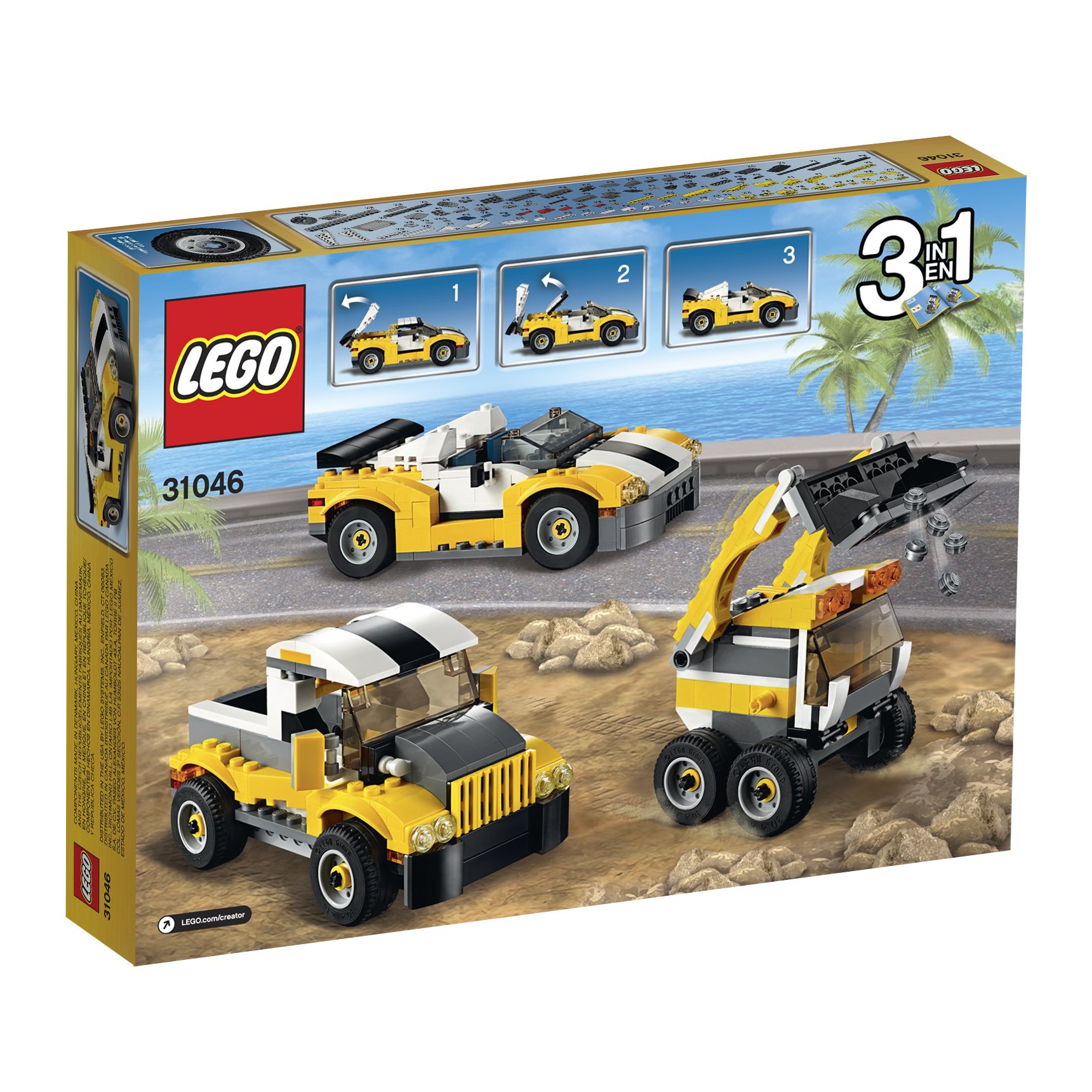 Amazon.com: LEGO Creator Fast Car 31046 : Toys & Games